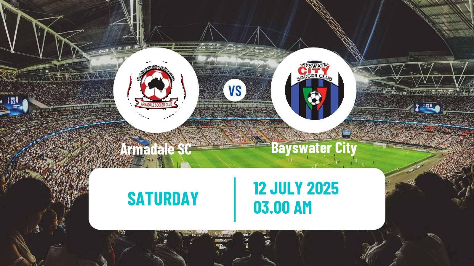 Soccer Australian NPL Western Australia Armadale - Bayswater City