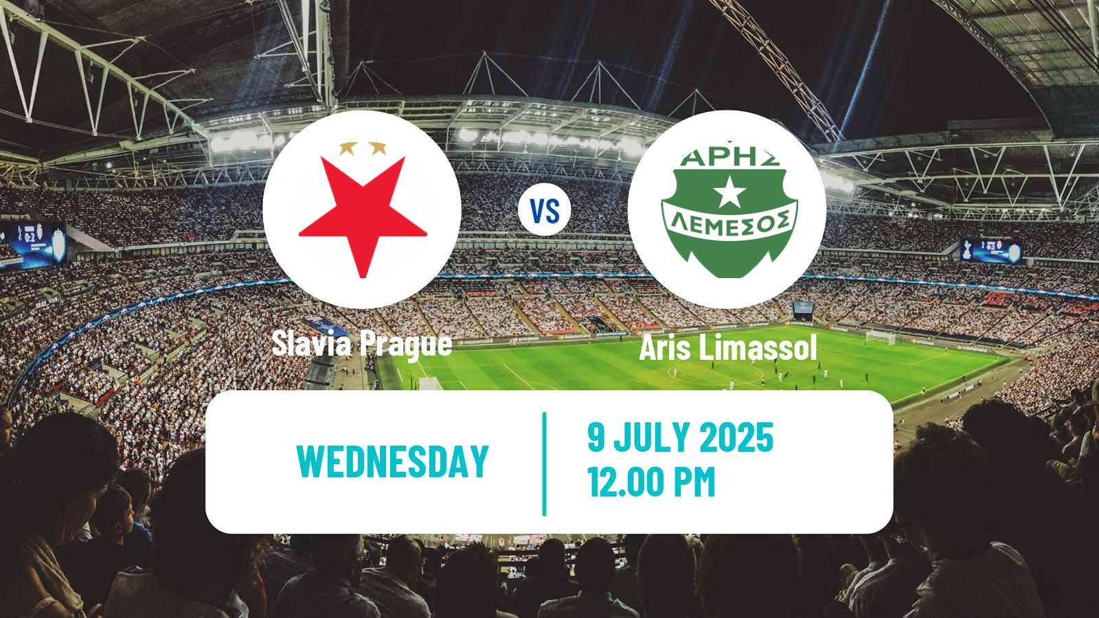 Soccer Club Friendly Slavia Prague - Aris Limassol