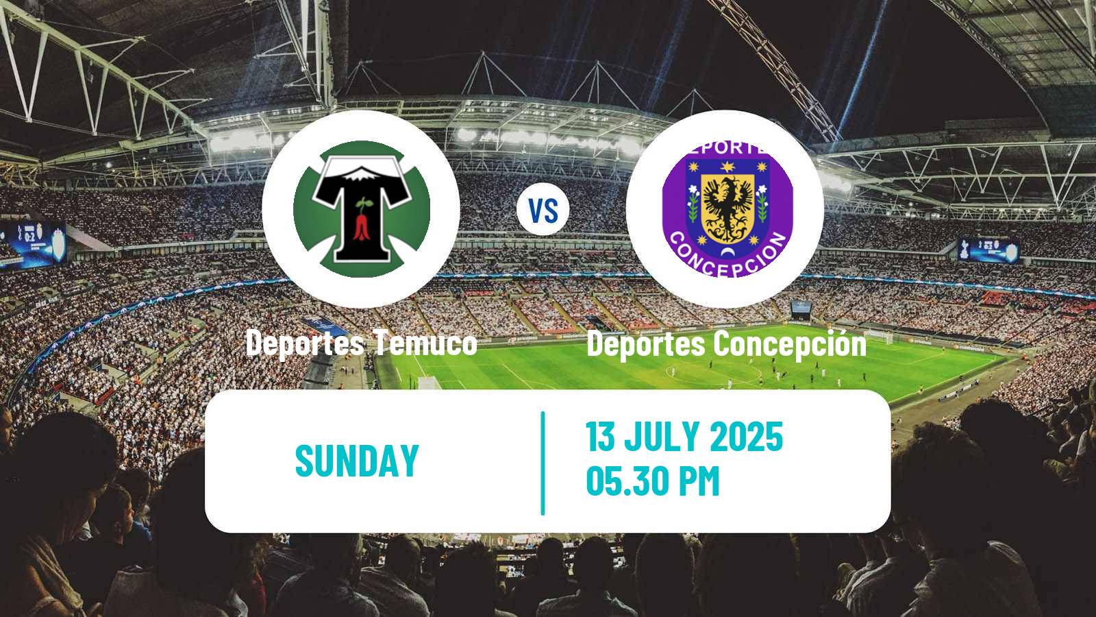 Soccer Chilean Primera B Deportes Temuco - Deportes Concepción