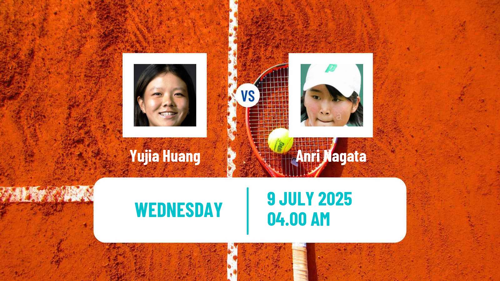 Tennis ITF W15 Maanshan 9 Women Yujia Huang - Anri Nagata