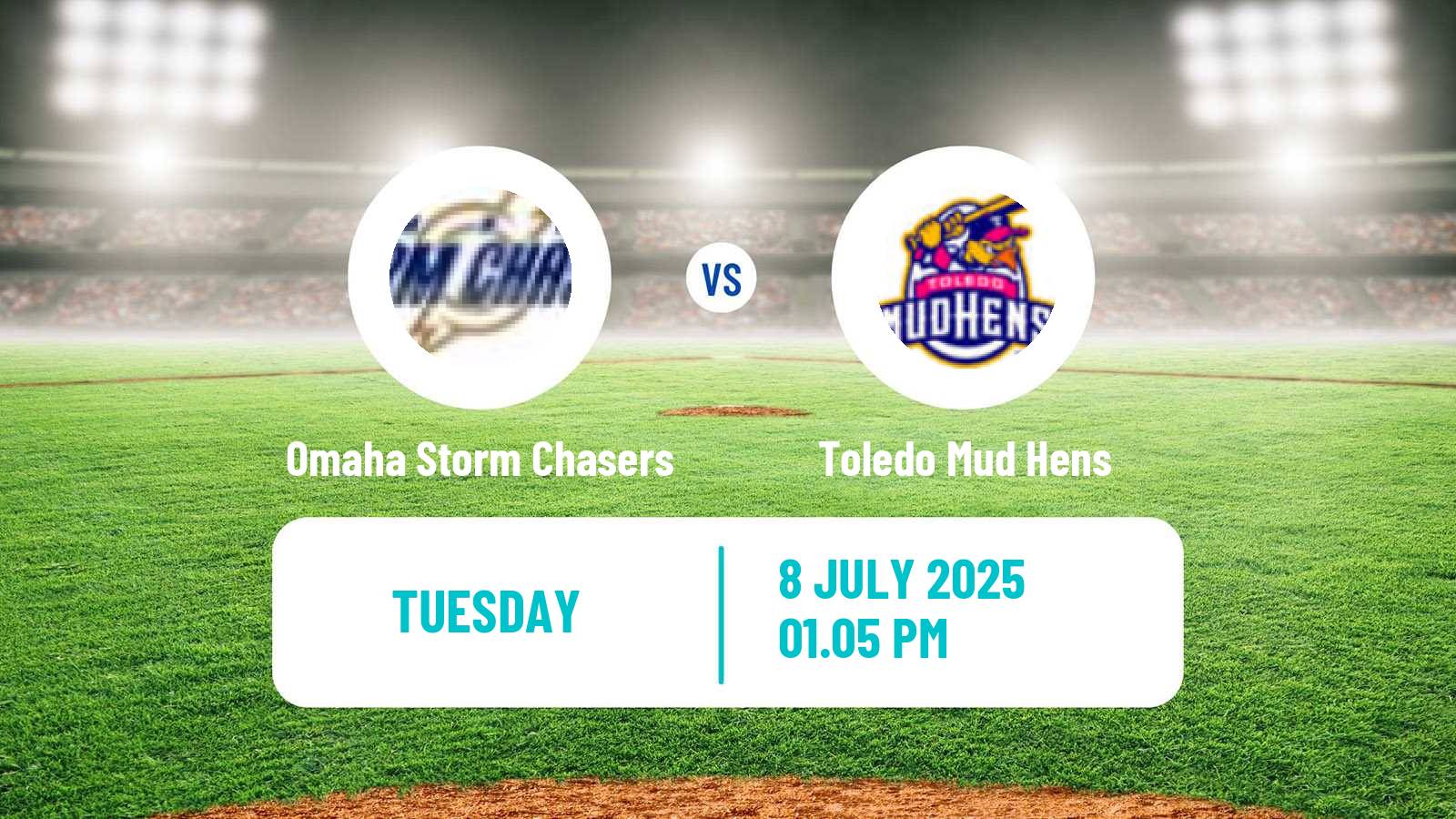 Baseball IL Omaha Storm Chasers - Toledo Mud Hens