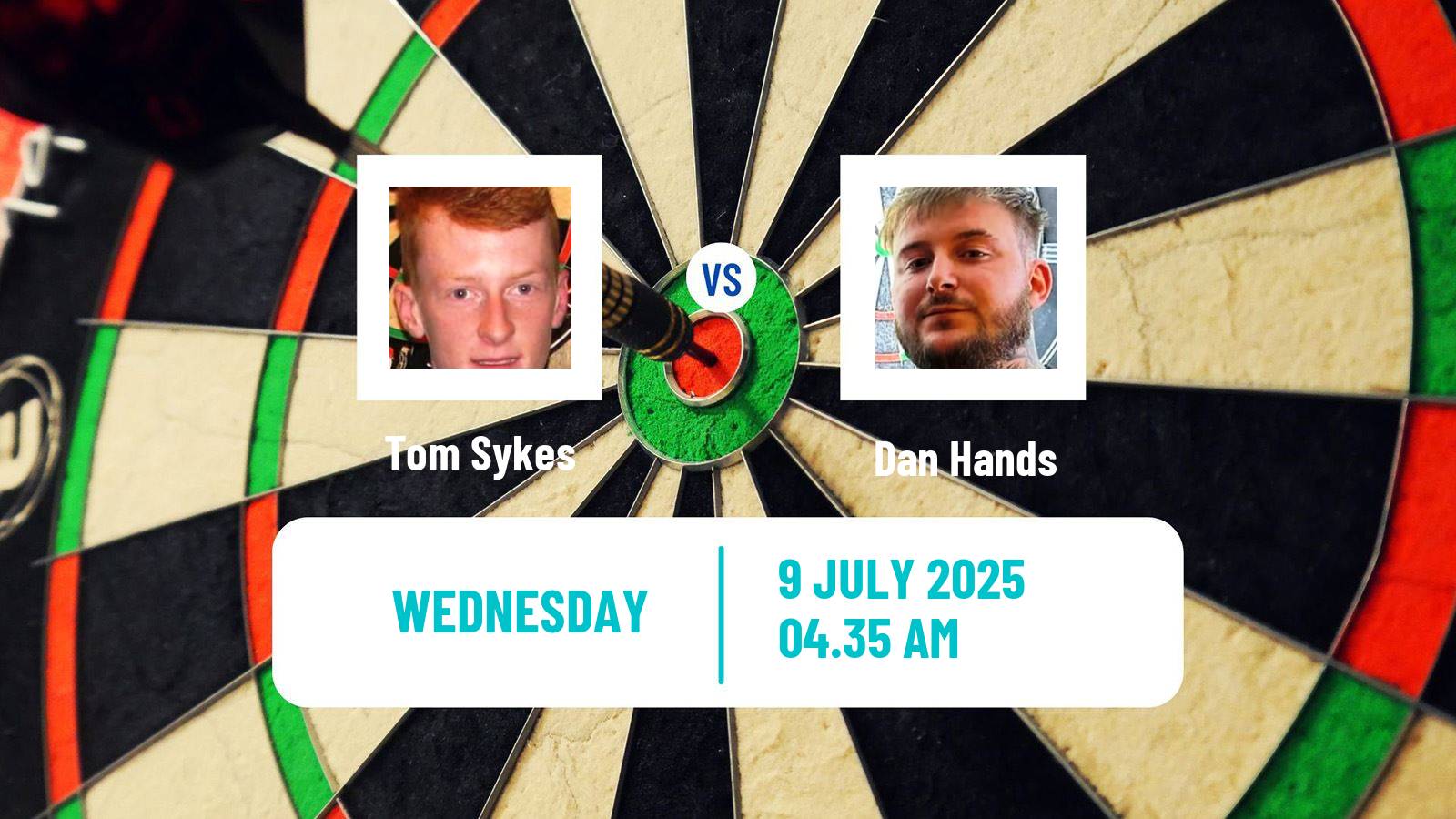 Darts Modus Super Series Tom Sykes - Dan Hands