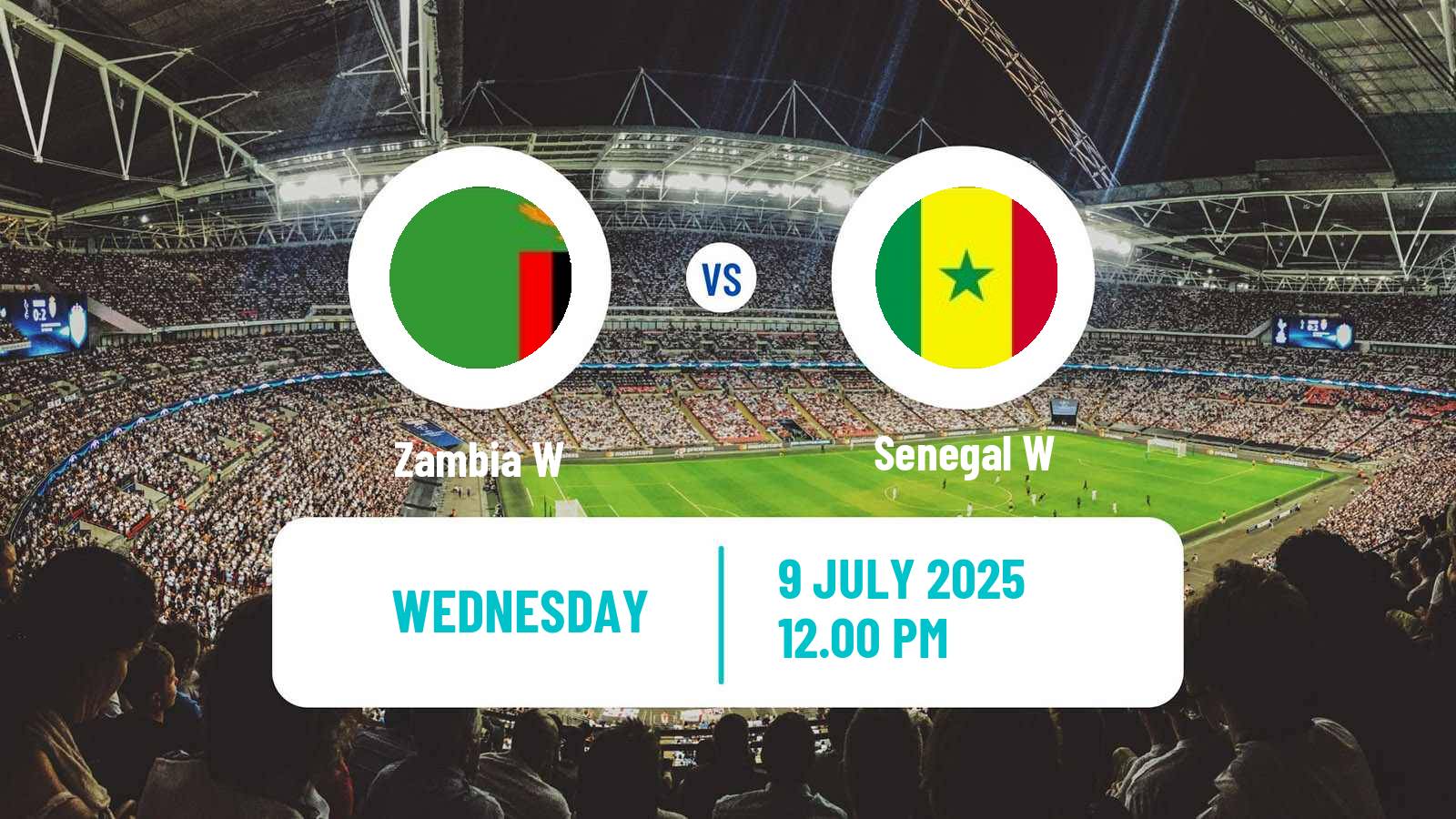 Soccer Africa Cup of Nations Women Zambia W - Senegal W