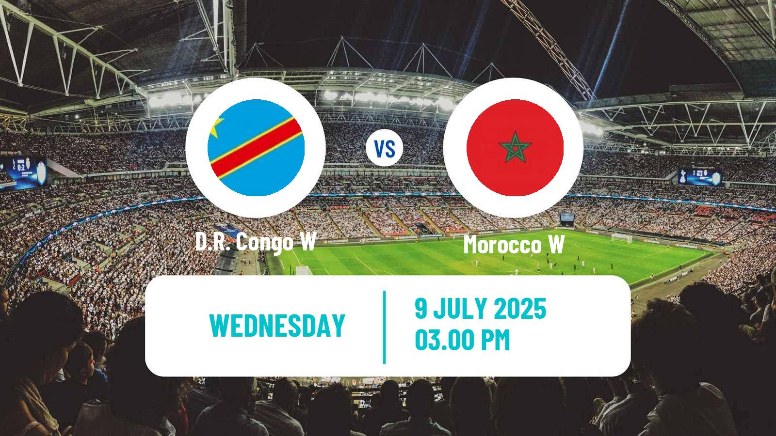 Soccer Africa Cup of Nations Women D.R. Congo W - Morocco W