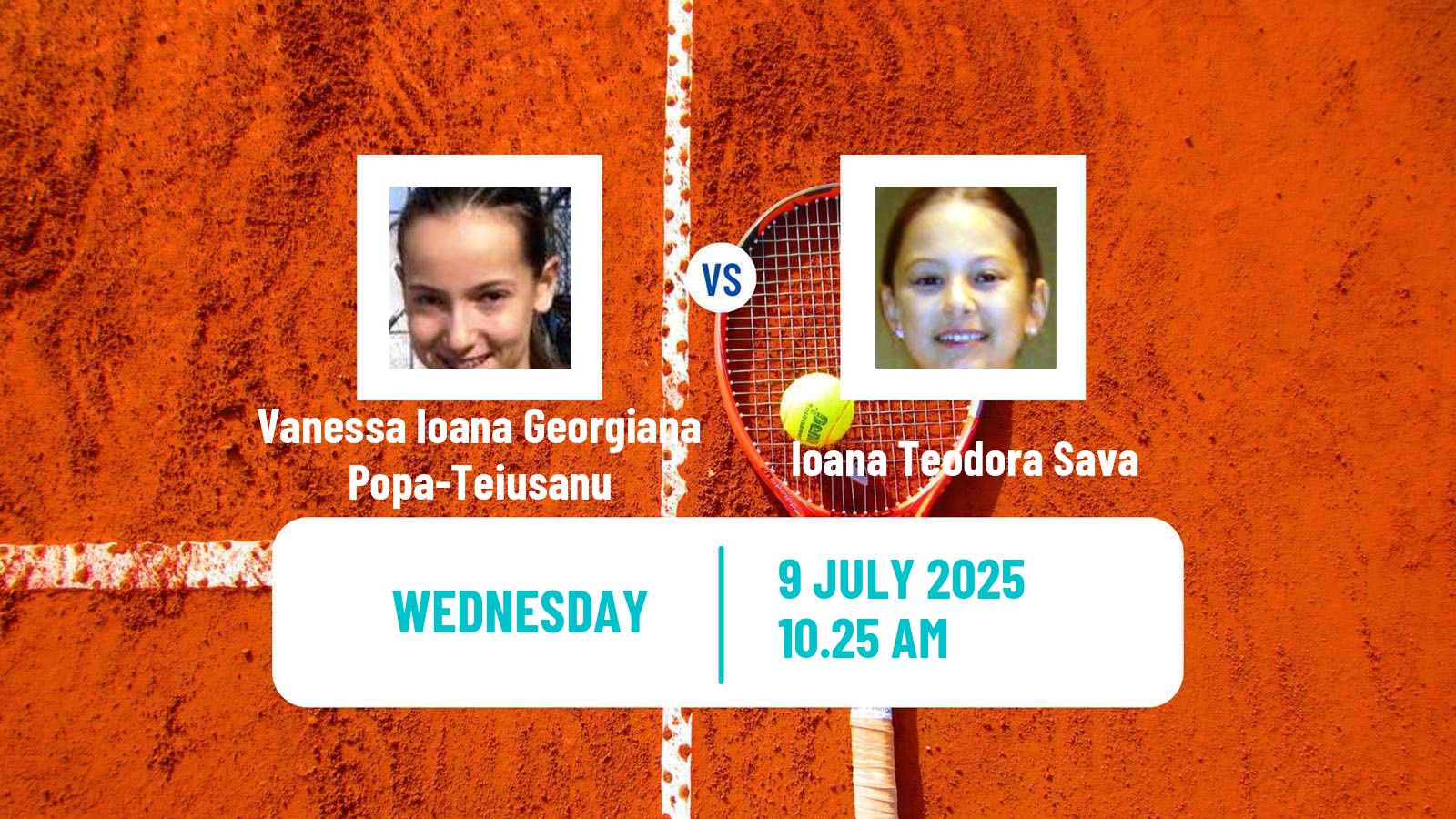 Tennis ITF W35 Buzau Women Vanessa Ioana Georgiana Popa-Teiusanu - Ioana Teodora Sava