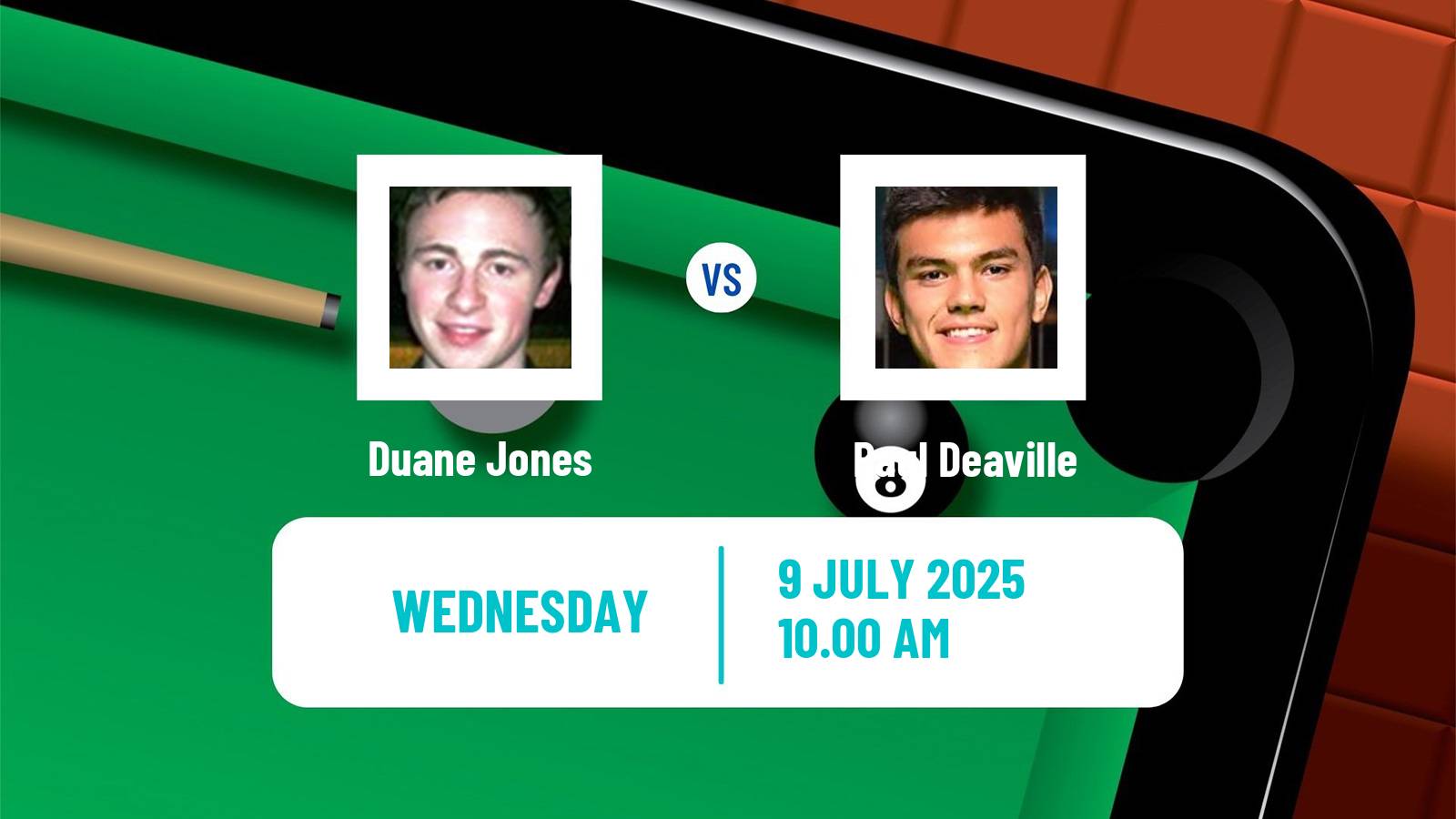 Snooker Championship League Duane Jones - Paul Deaville