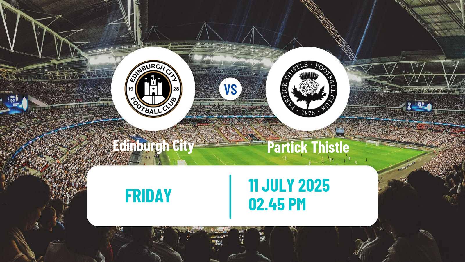 Soccer Scottish League Cup Edinburgh City - Partick Thistle