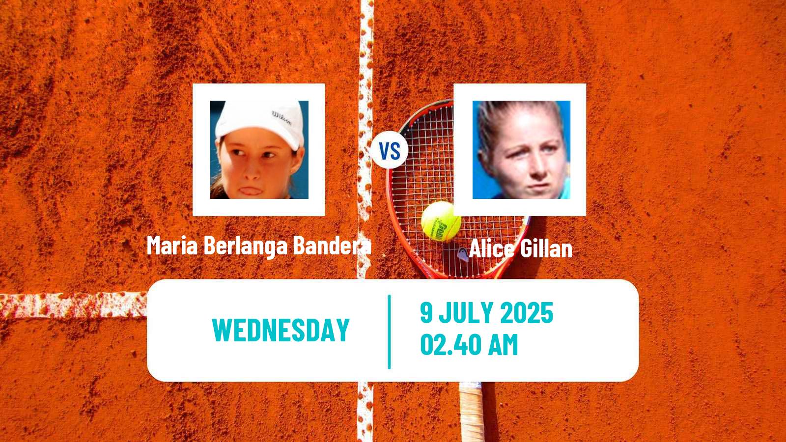 Tennis ITF W35 Don Benito Women Maria Berlanga Bandera - Alice Gillan