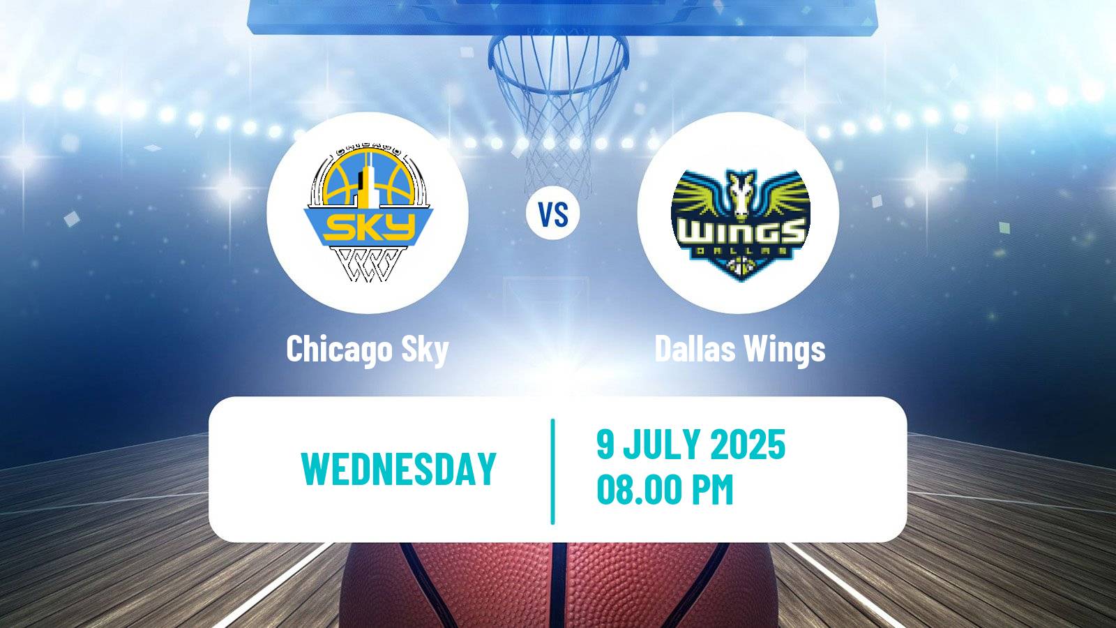 Basketball WNBA Chicago Sky - Dallas Wings