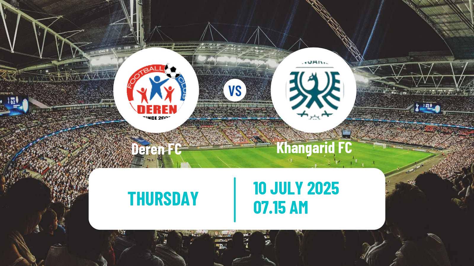 Soccer Mongolian Premier League Deren - Khangarid
