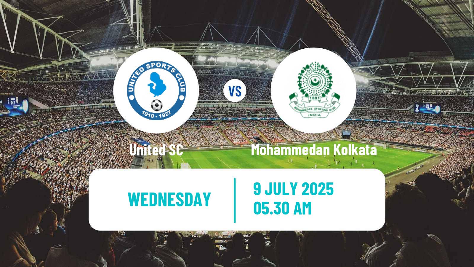 Soccer Calcutta Premier Division United SC - Mohammedan Kolkata