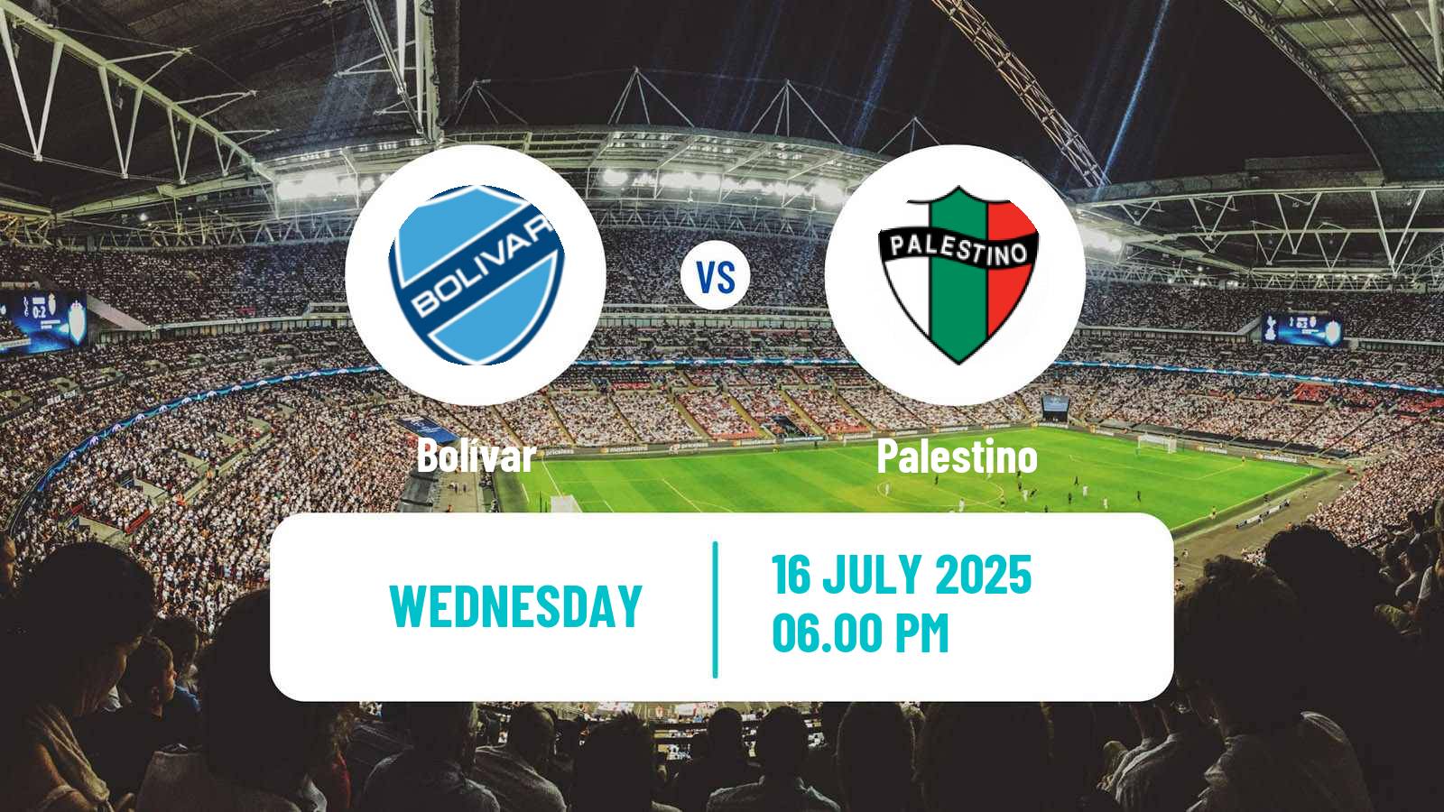 Soccer Copa Sudamericana Bolívar - Palestino