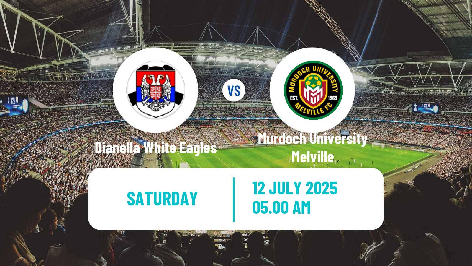 Soccer Australian WA State League Dianella White Eagles - Murdoch University Melville