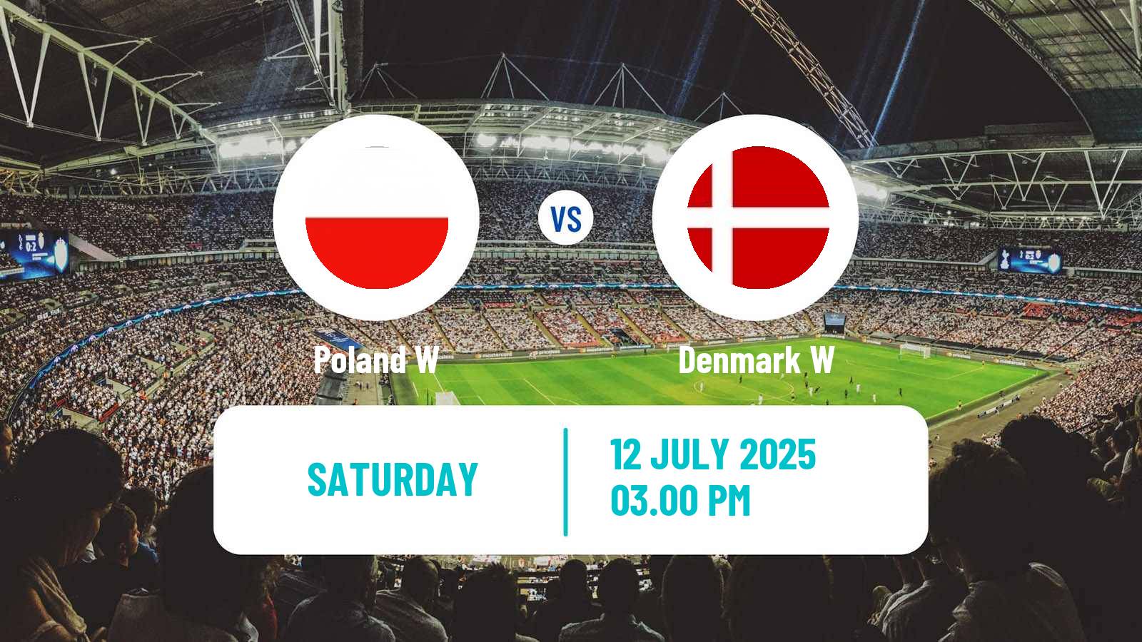 Soccer UEFA Euro Women Poland W - Denmark W