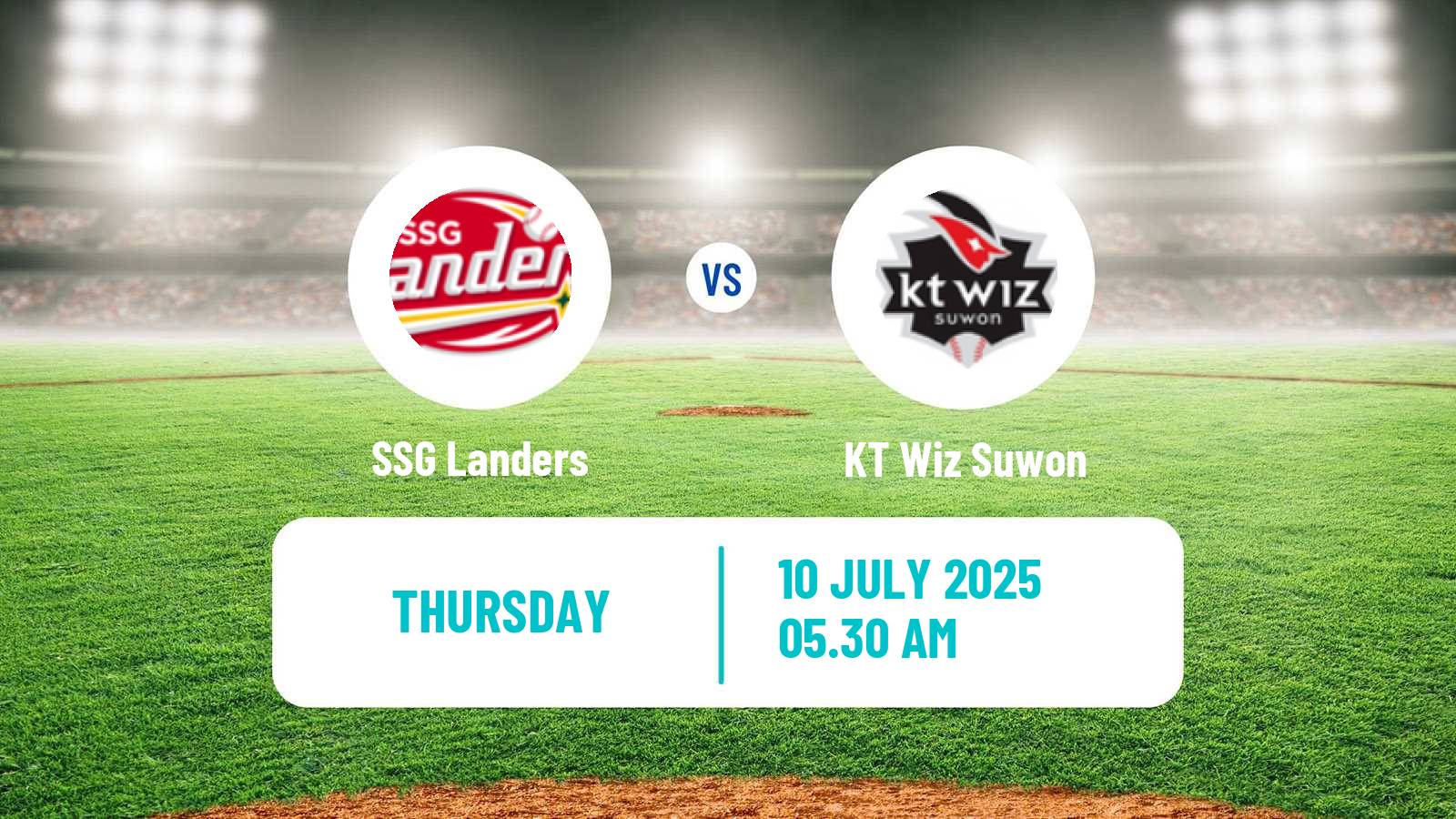 Baseball KBO SSG Landers - KT Wiz Suwon