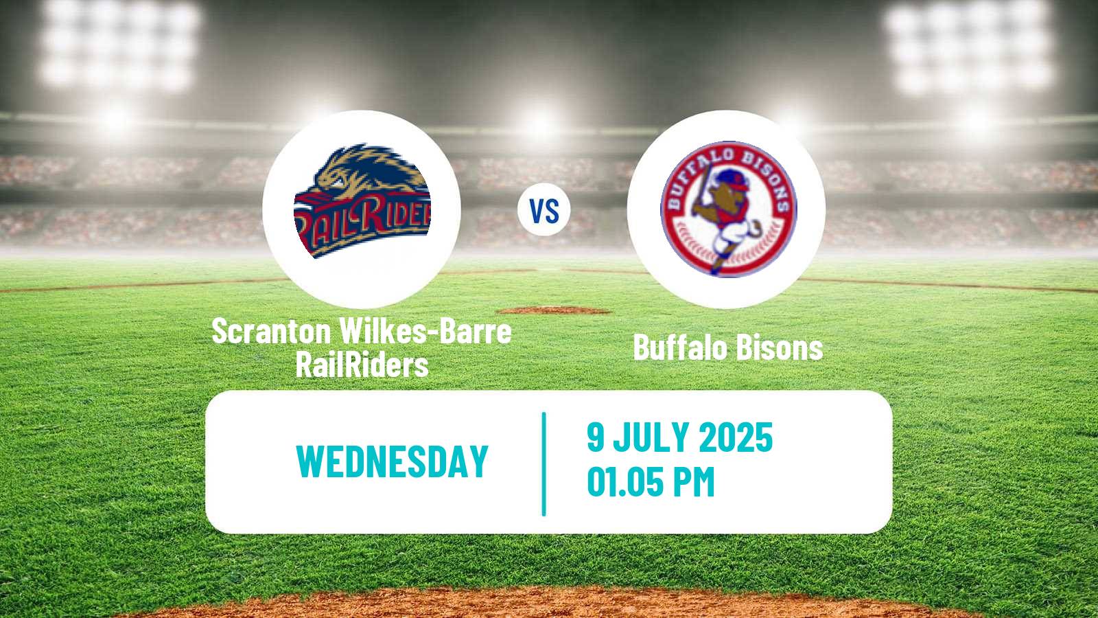 Baseball IL Scranton Wilkes-Barre RailRiders - Buffalo Bisons