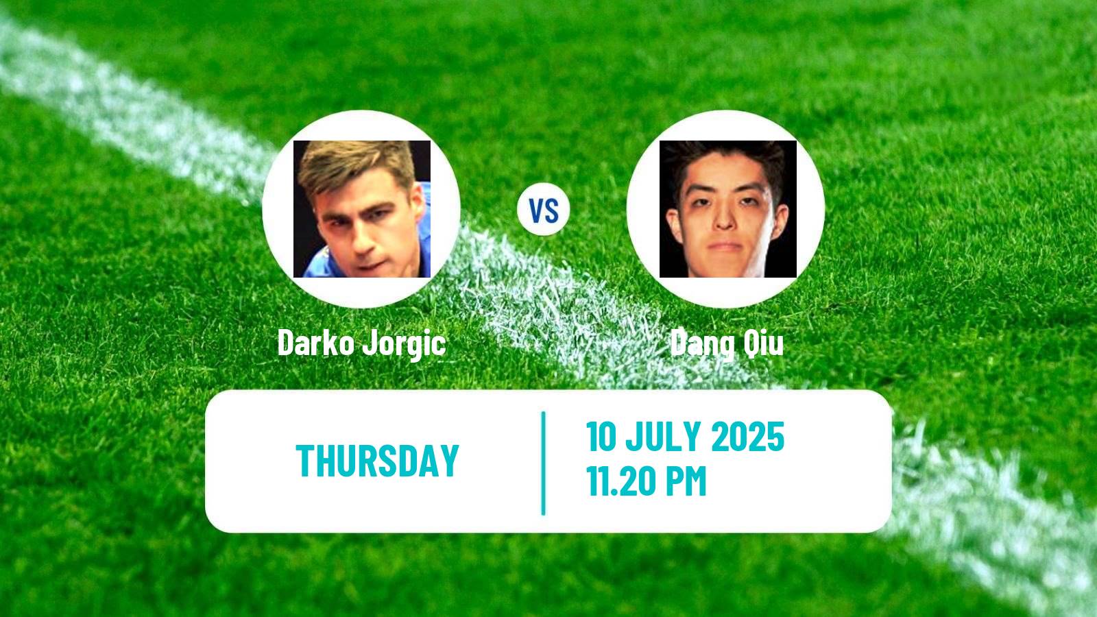 Table tennis United States Smash Men Darko Jorgic - Dang Qiu