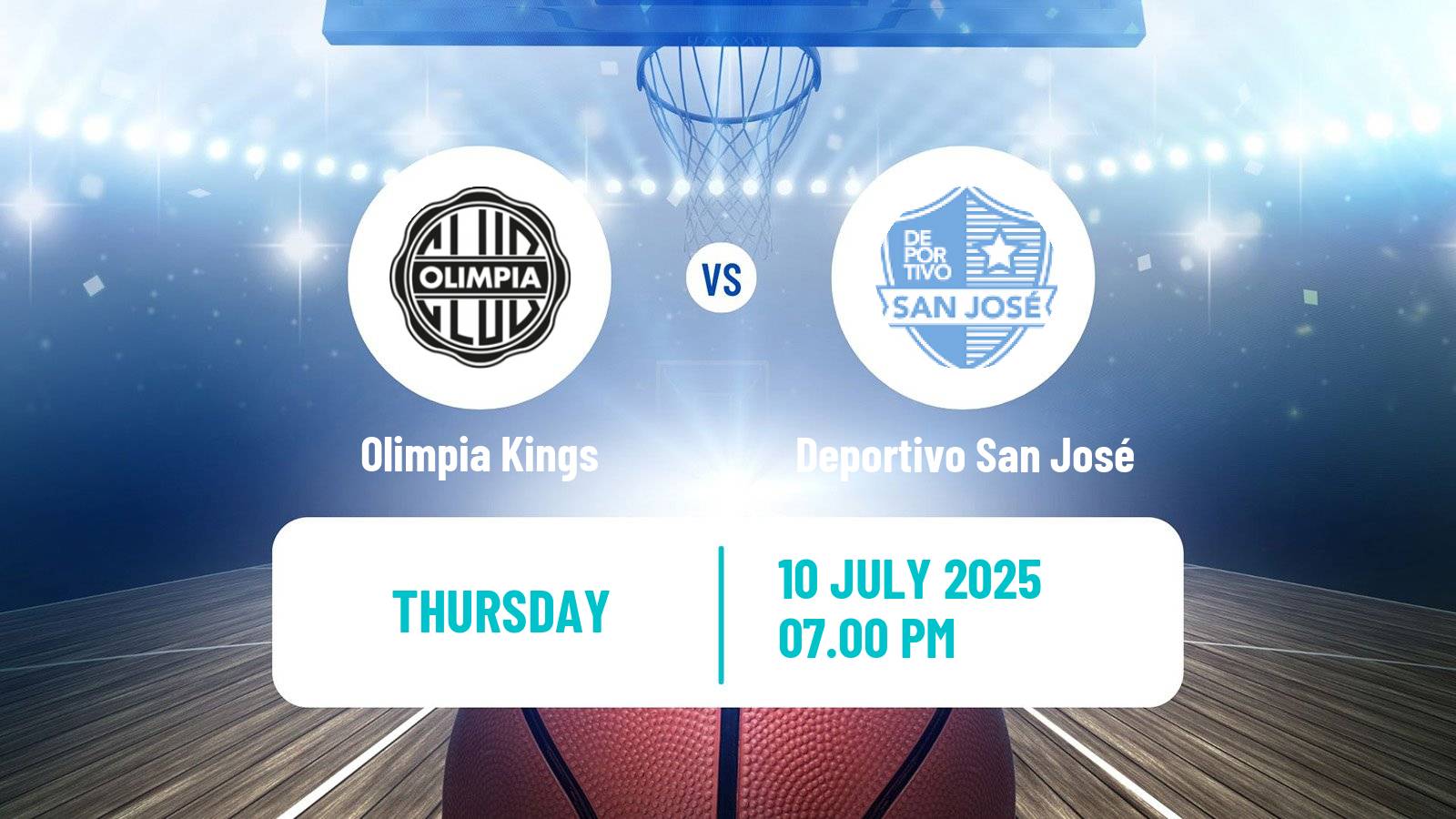 Basketball Paraguayan LNB Basketball Olimpia Kings - Deportivo San José