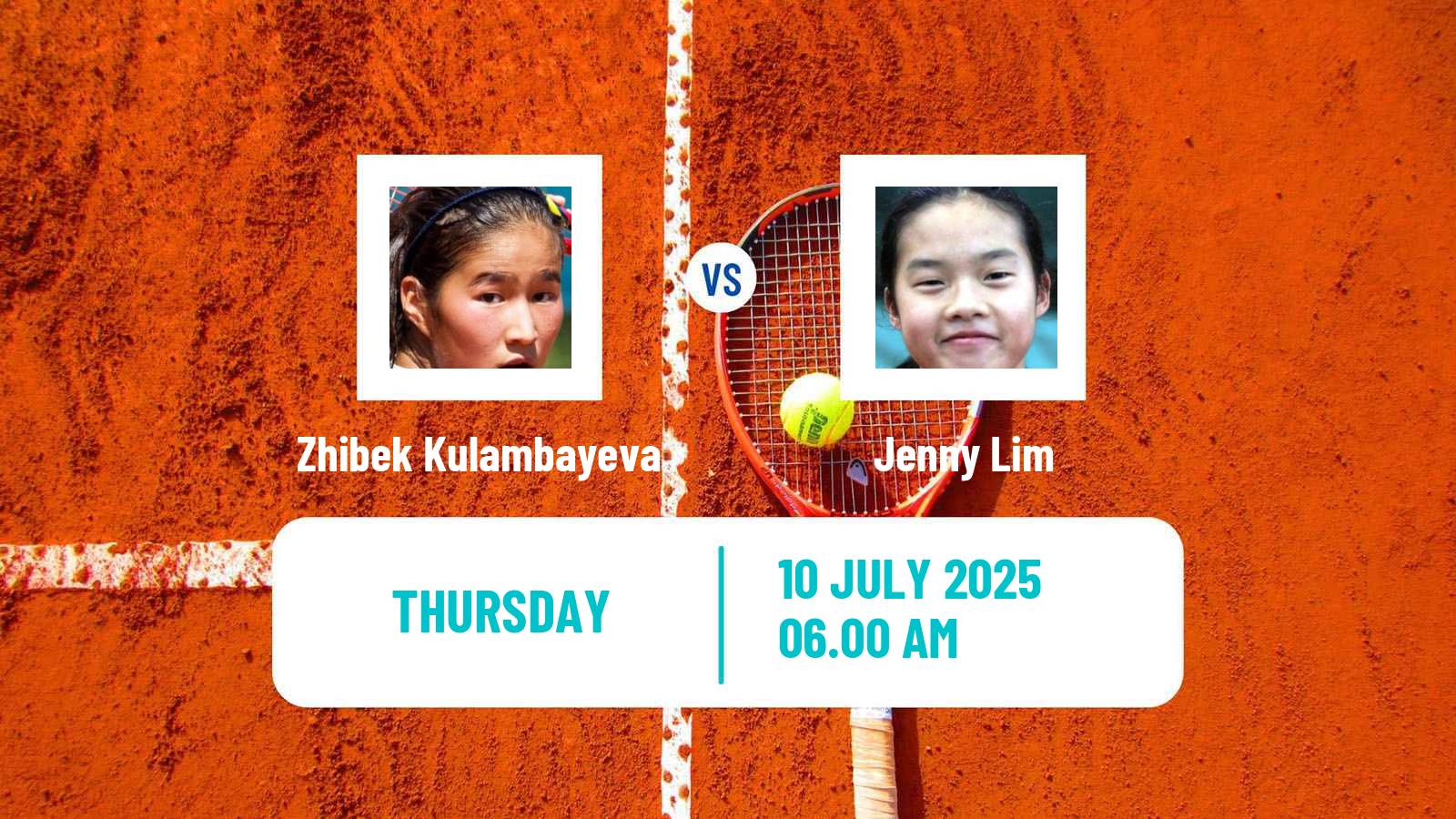 Tennis ITF W75 The Hague Women Zhibek Kulambayeva - Jenny Lim
