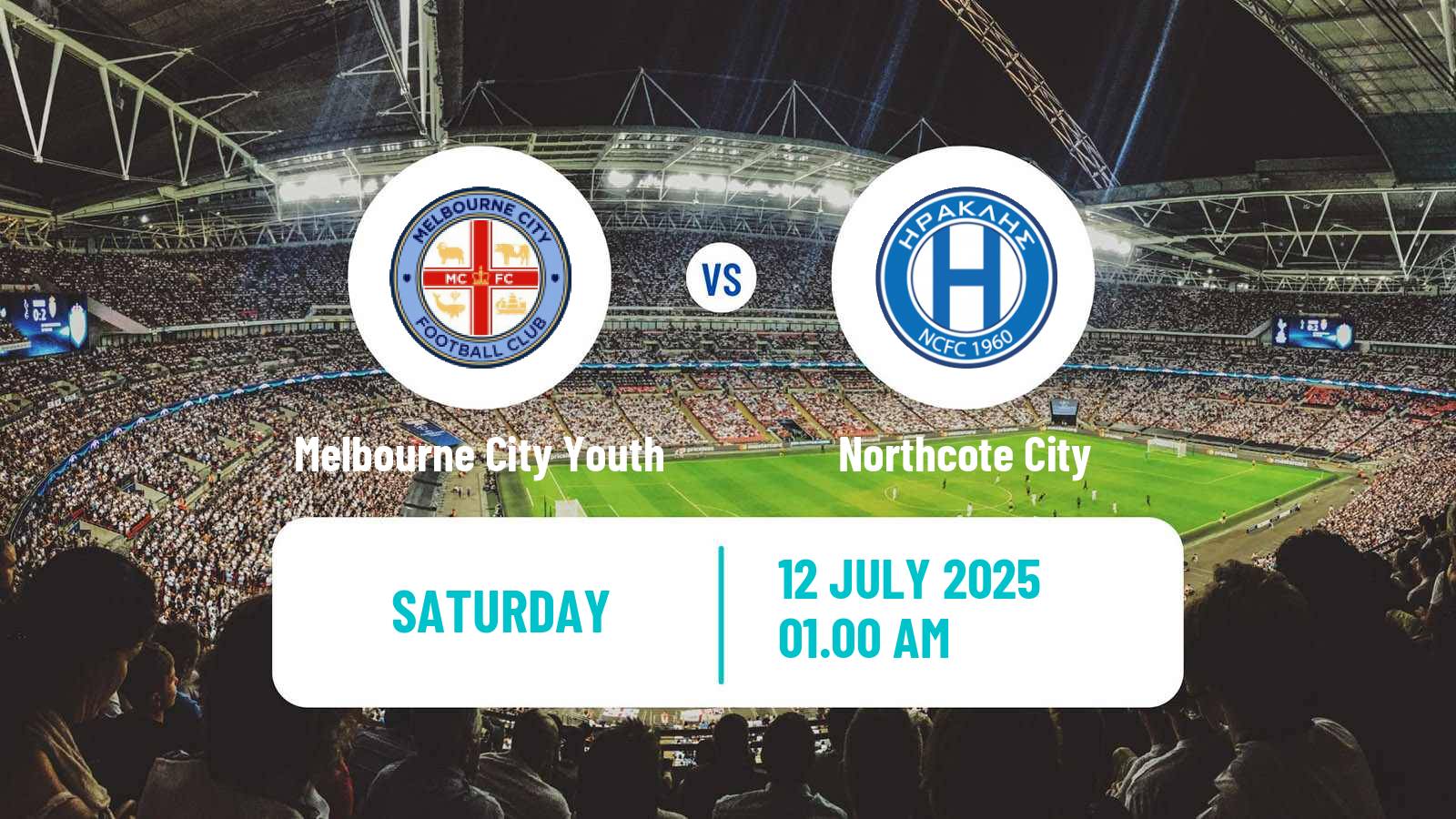 Soccer Australian Victoria Premier League Melbourne City Youth - Northcote City