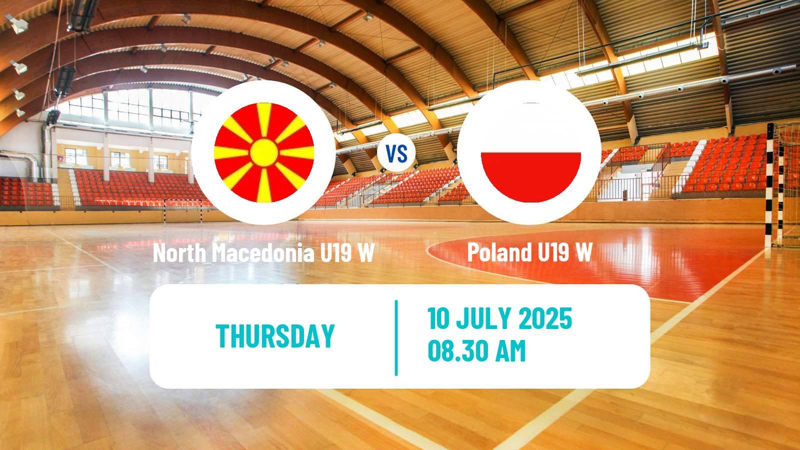 Handball European Championship U19 Handball Women North Macedonia U19 W - Poland U19 W