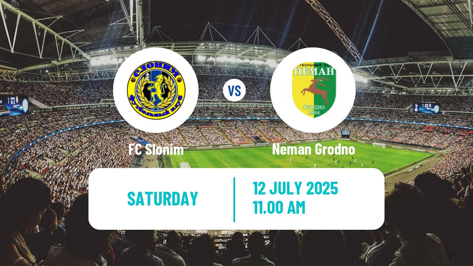 Soccer Belarusian Cup Slonim - Neman Grodno