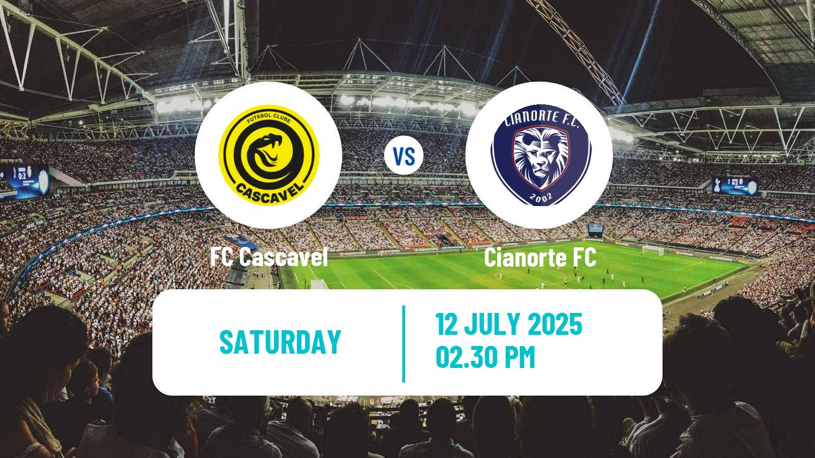 Soccer Brazilian Serie D FC Cascavel - Cianorte