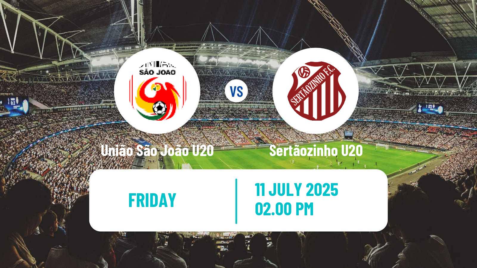 Soccer Brazilian Paulista U20 União São João U20 - Sertãozinho U20