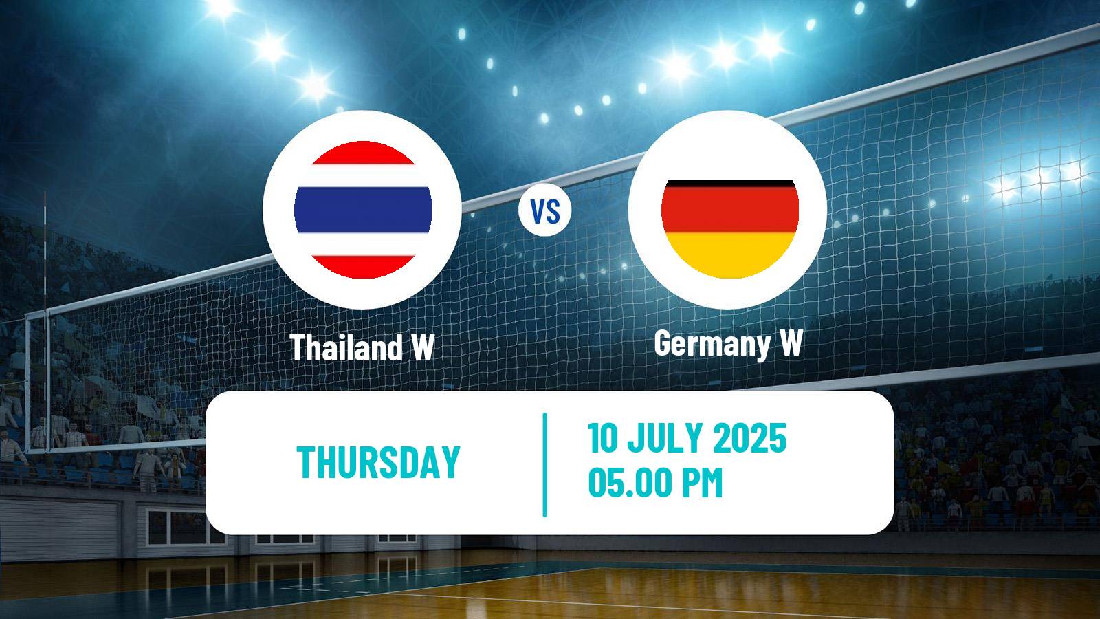 Volleyball Nations League Volleyball Women Thailand W - Germany W