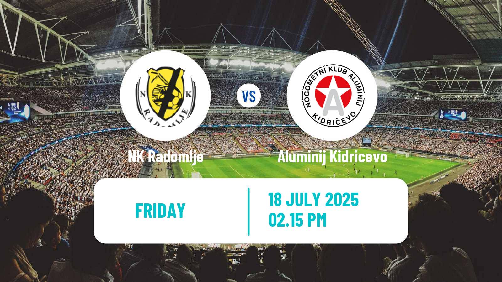 Soccer Slovenian PrvaLiga Radomlje - Aluminij Kidricevo