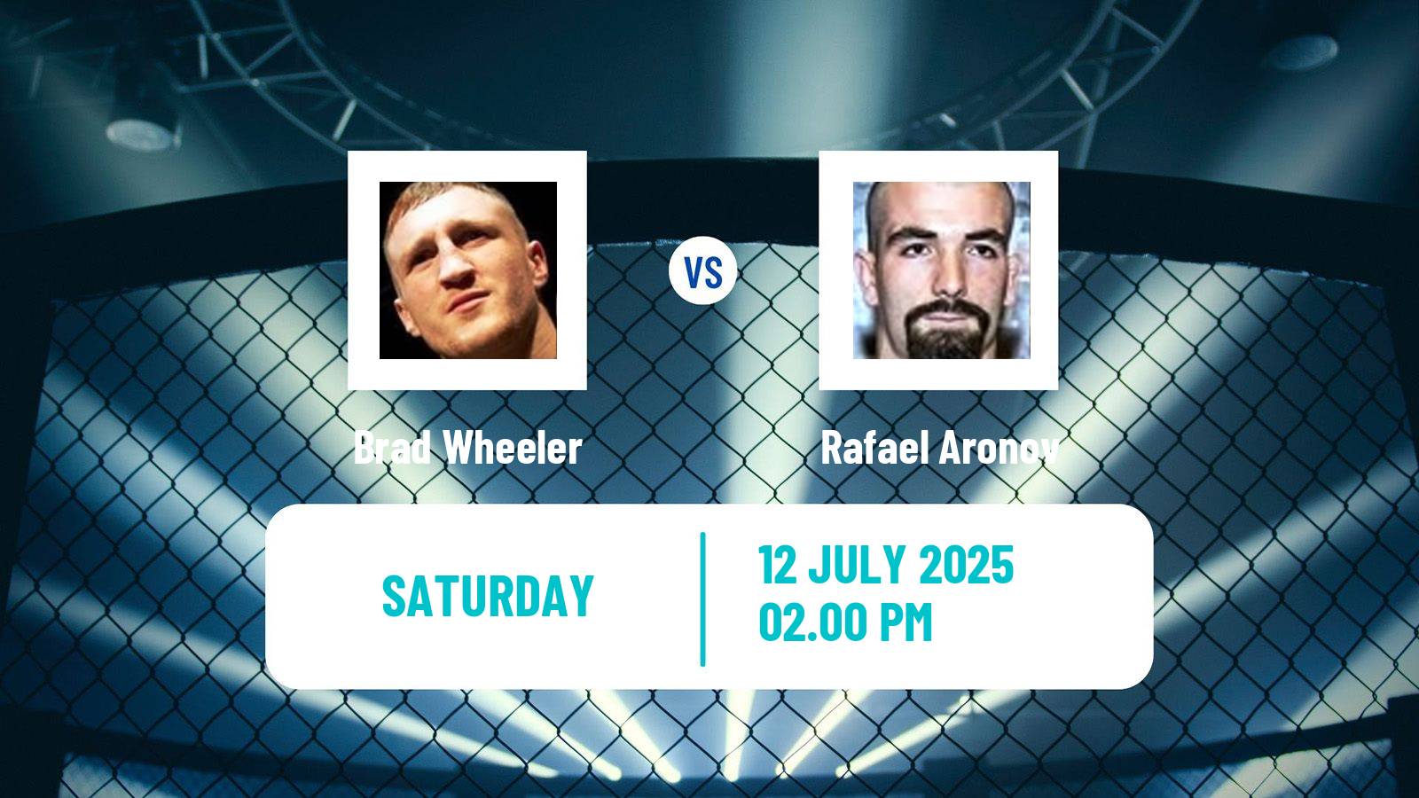MMA Welterweight Cage Warriors Men Brad Wheeler - Rafael Aronov