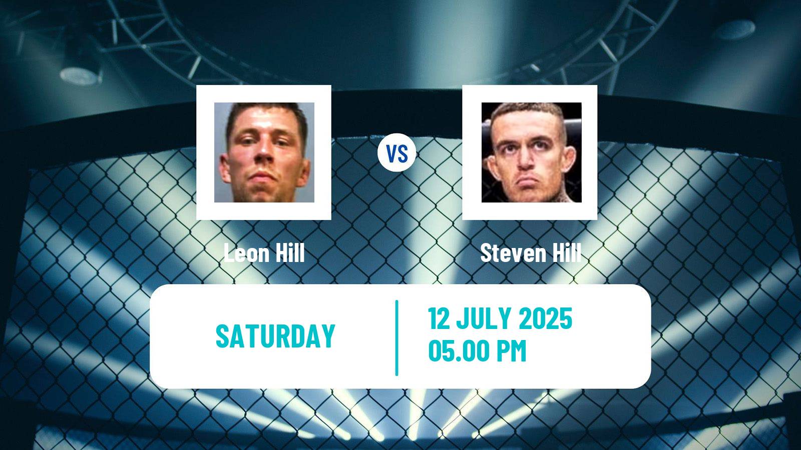 MMA Welterweight Cage Warriors Men Leon Hill - Steven Hill
