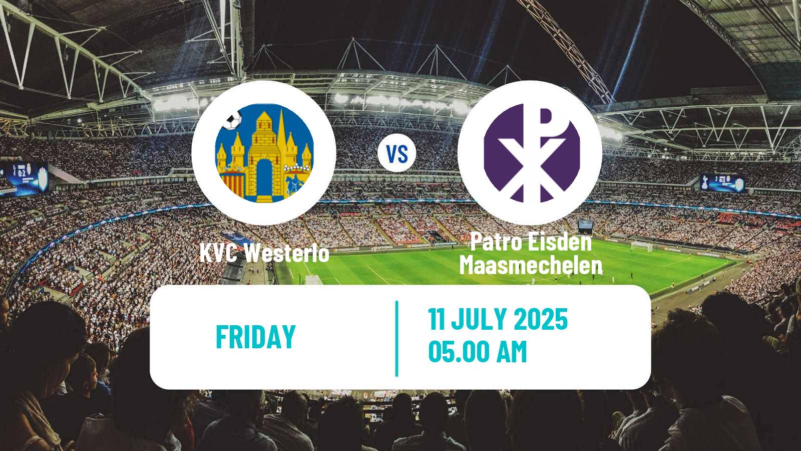 Soccer Club Friendly Westerlo - Patro Eisden Maasmechelen