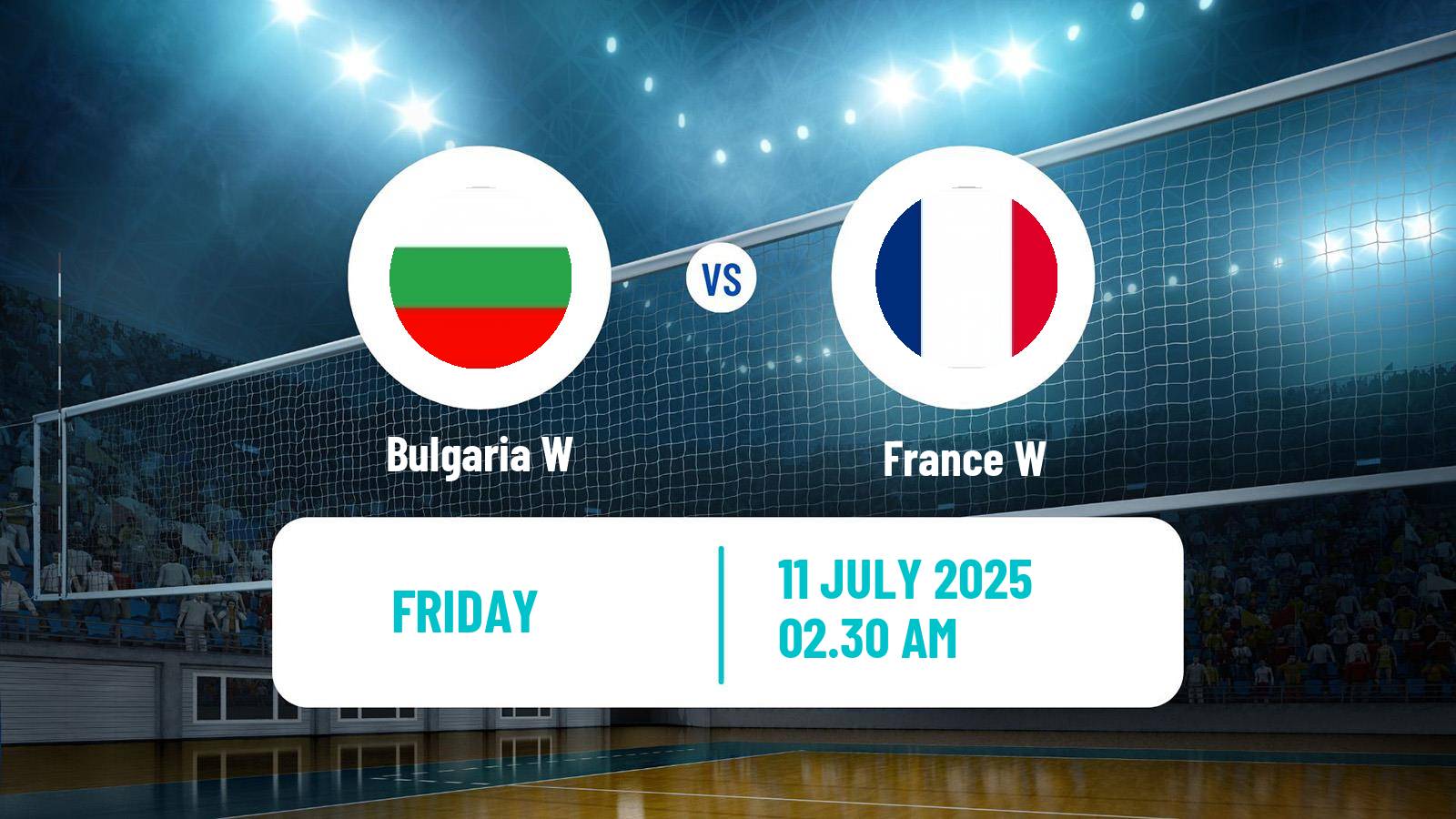 Volleyball Nations League Volleyball Women Bulgaria W - France W