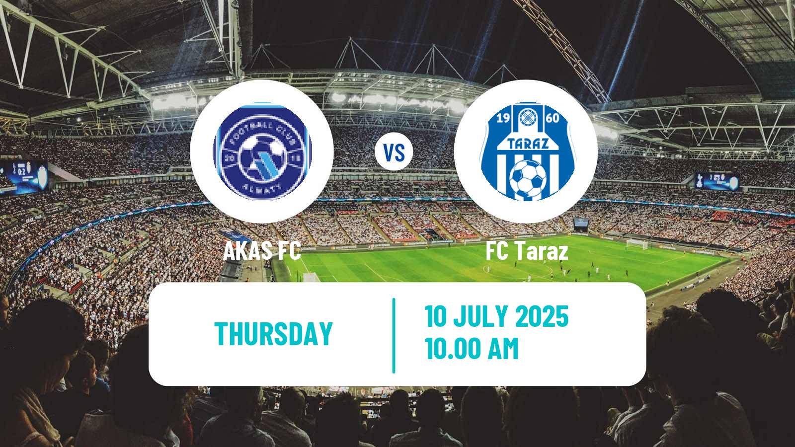 Soccer Kazakh First Division AKAS - Taraz