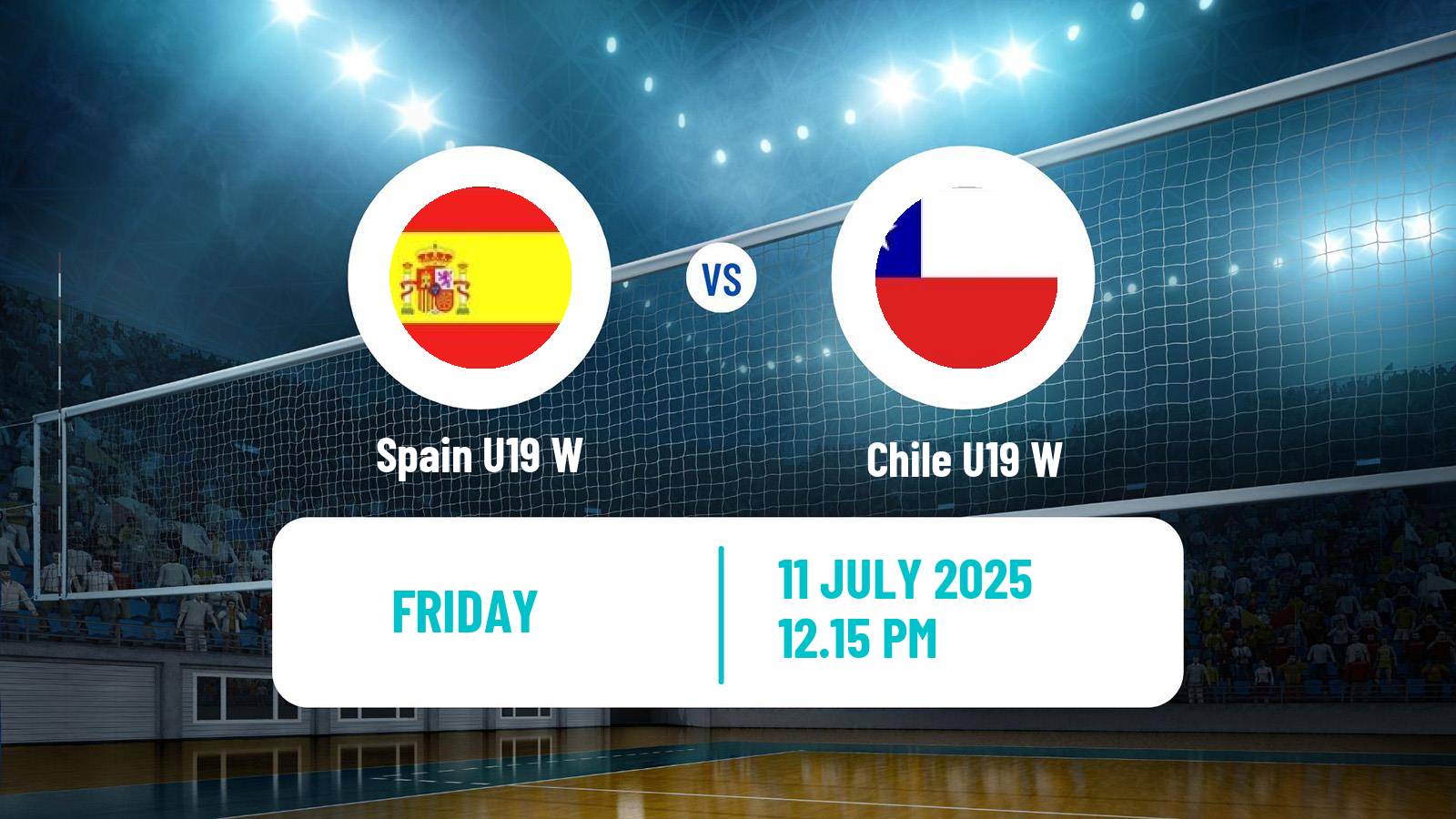 Volleyball World Championship U19 Volleyball Women Spain U19 W - Chile U19 W