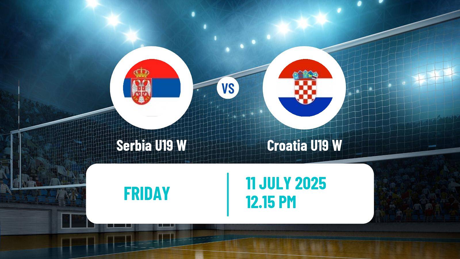 Volleyball World Championship U19 Volleyball Women Serbia U19 W - Croatia U19 W
