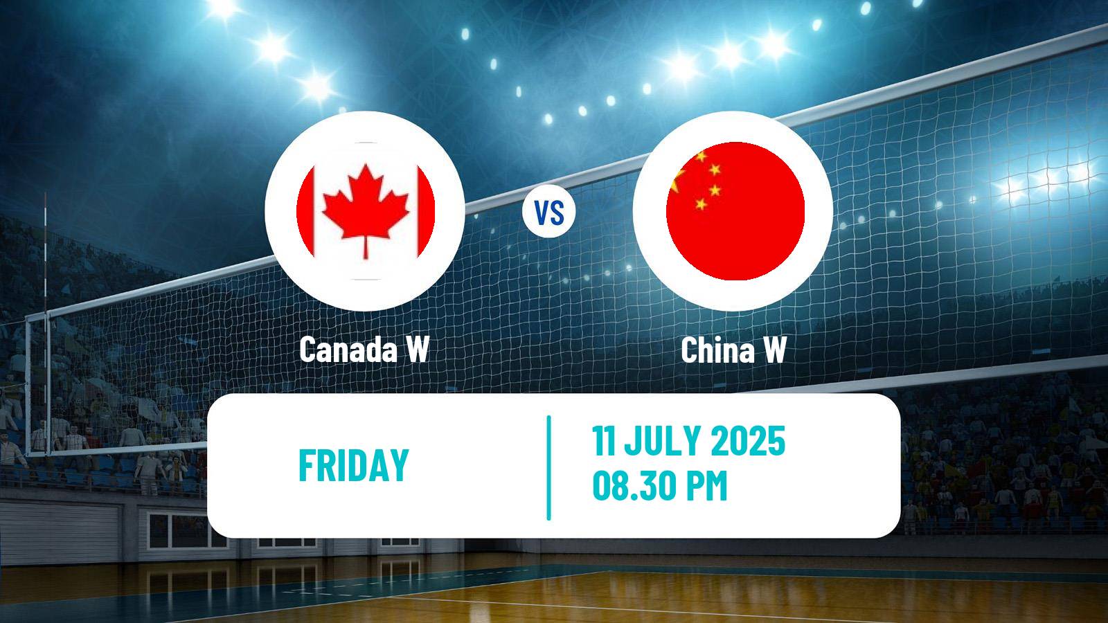 Volleyball Nations League Volleyball Women Canada W - China W