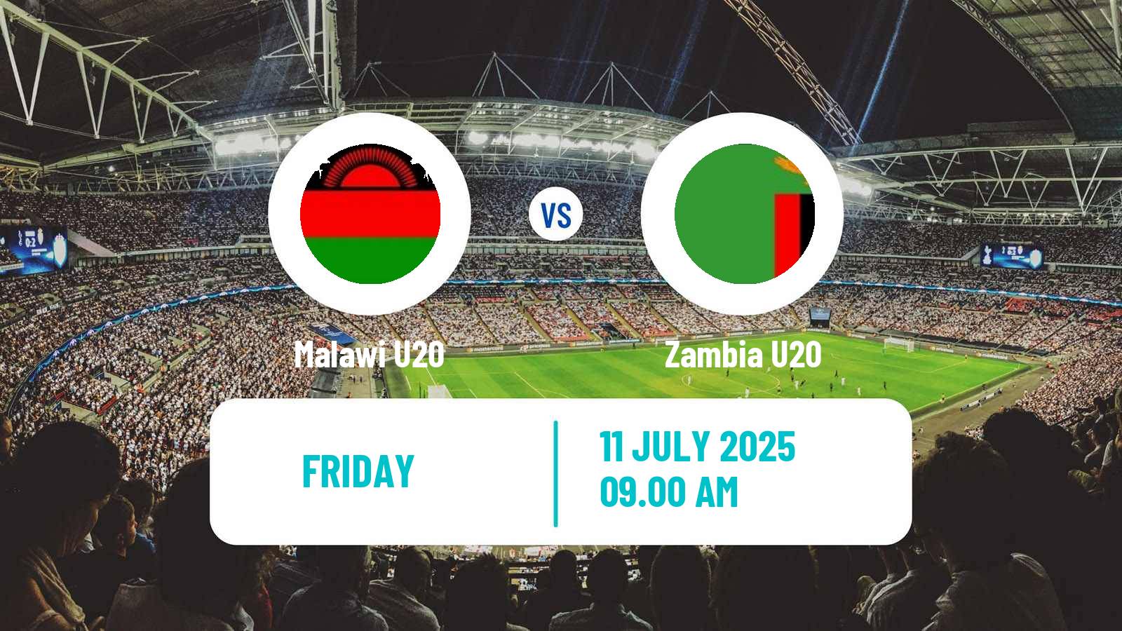 Soccer COSAFA Championship U20 Malawi U20 - Zambia U20