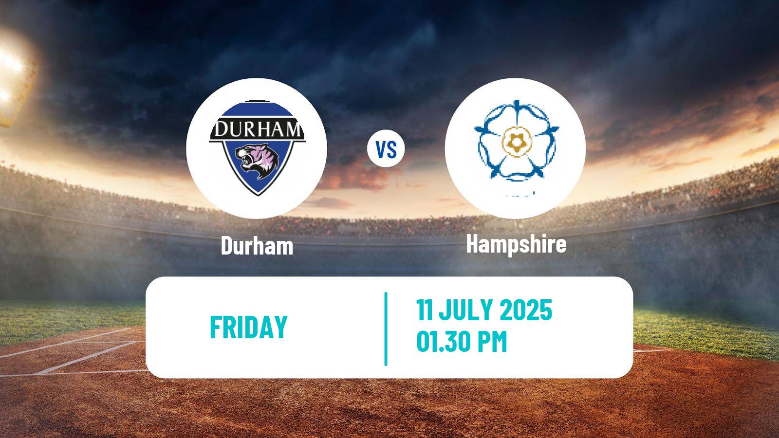 Cricket Vitality Blast Women Durham - Hampshire