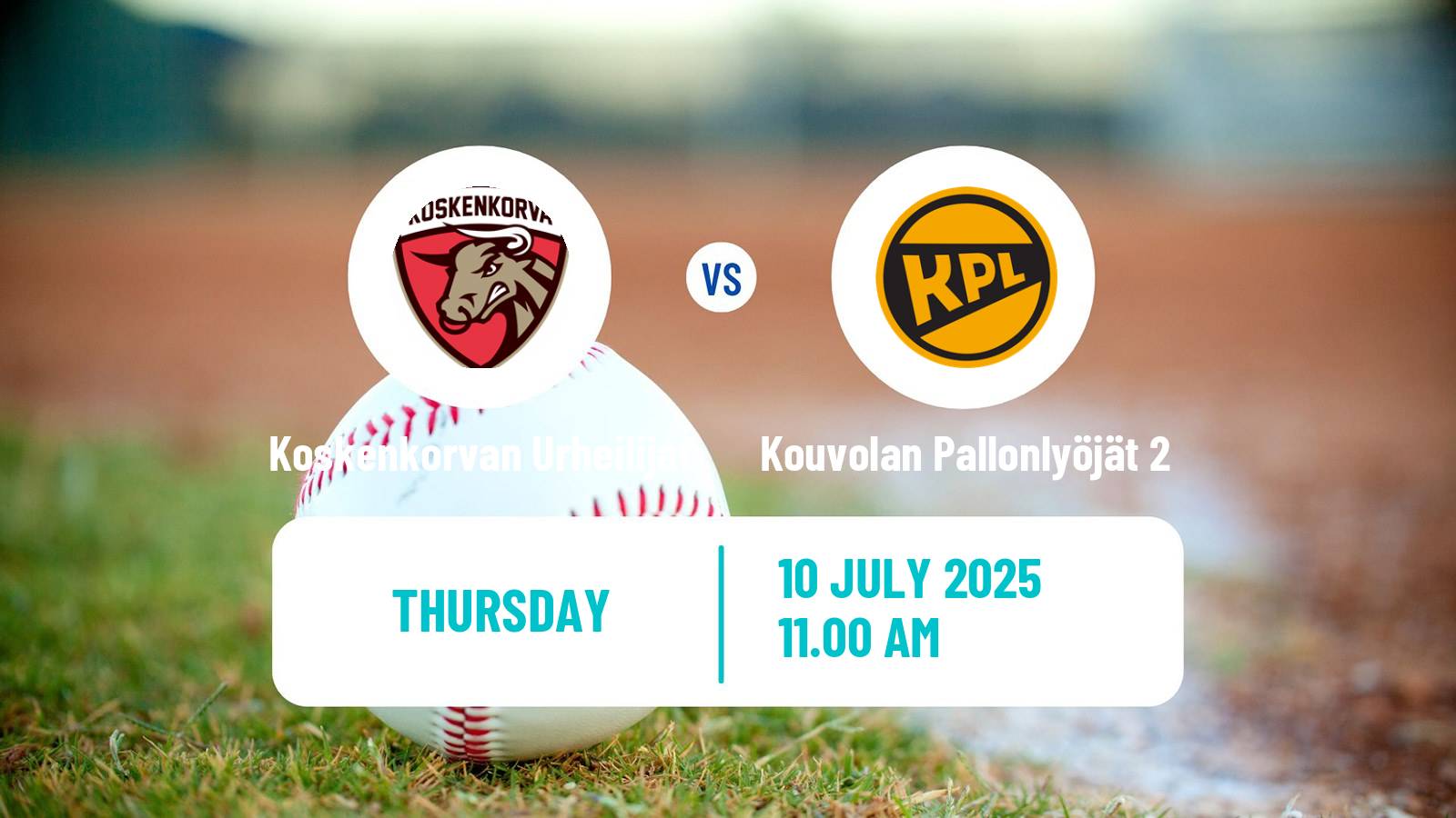 Pesapallo Finnish Ykköspesis Koskenkorvan Urheilijat - Kouvolan Pallonlyöjät 2