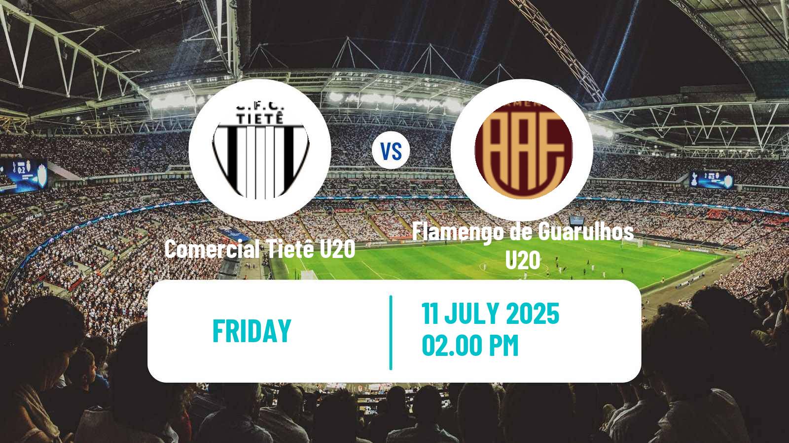 Soccer Brazilian Paulista U20 Comercial Tietê U20 - Flamengo de Guarulhos U20