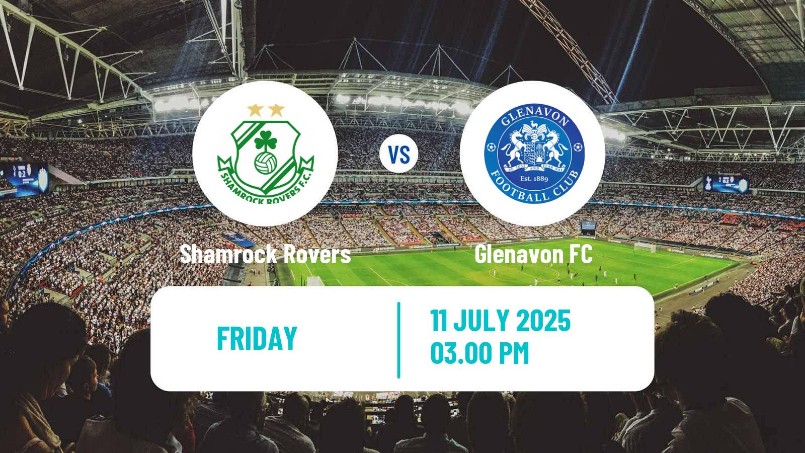 Soccer Club Friendly Shamrock Rovers - Glenavon