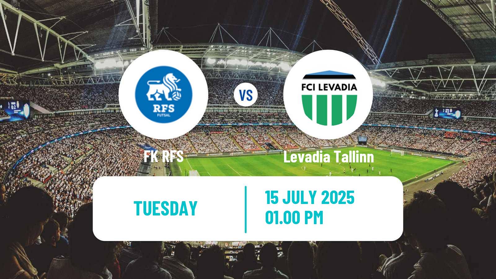 Soccer UEFA Champions League RFS - Levadia Tallinn