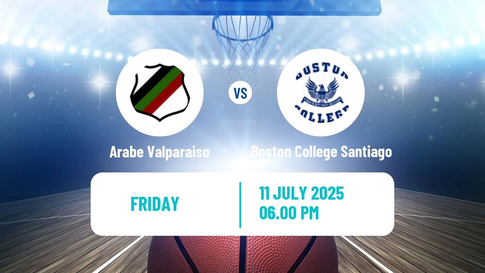 Basketball Chilean LNB 2 Arabe Valparaiso - Boston College Santiago