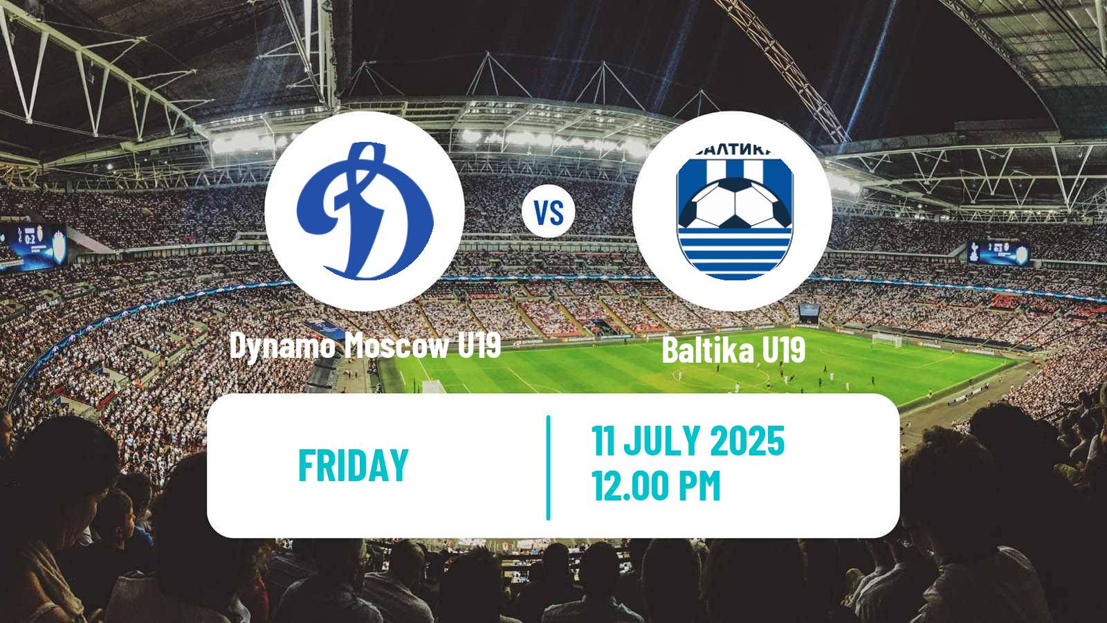 Soccer Russian Youth League Dynamo Moscow U19 - Baltika U19