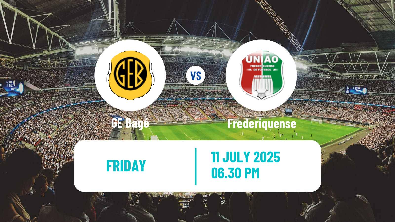 Soccer Brazilian Campeonato Gaucho 2 GE Bagé - Frederiquense
