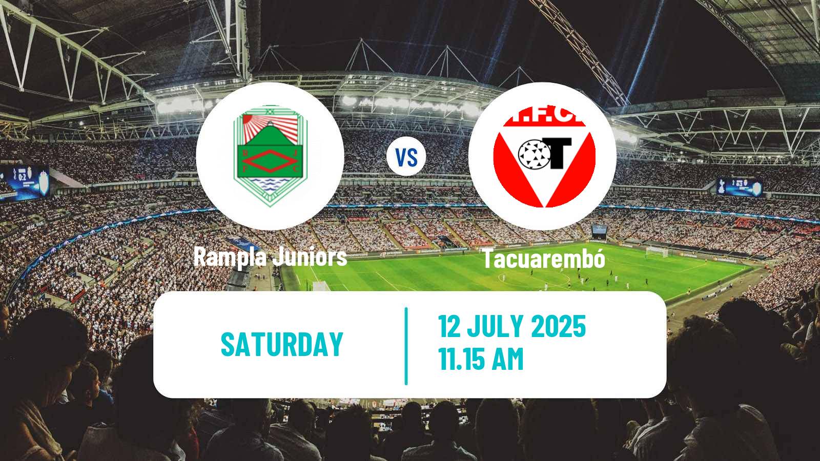 Soccer Uruguayan Segunda Division Rampla Juniors - Tacuarembó