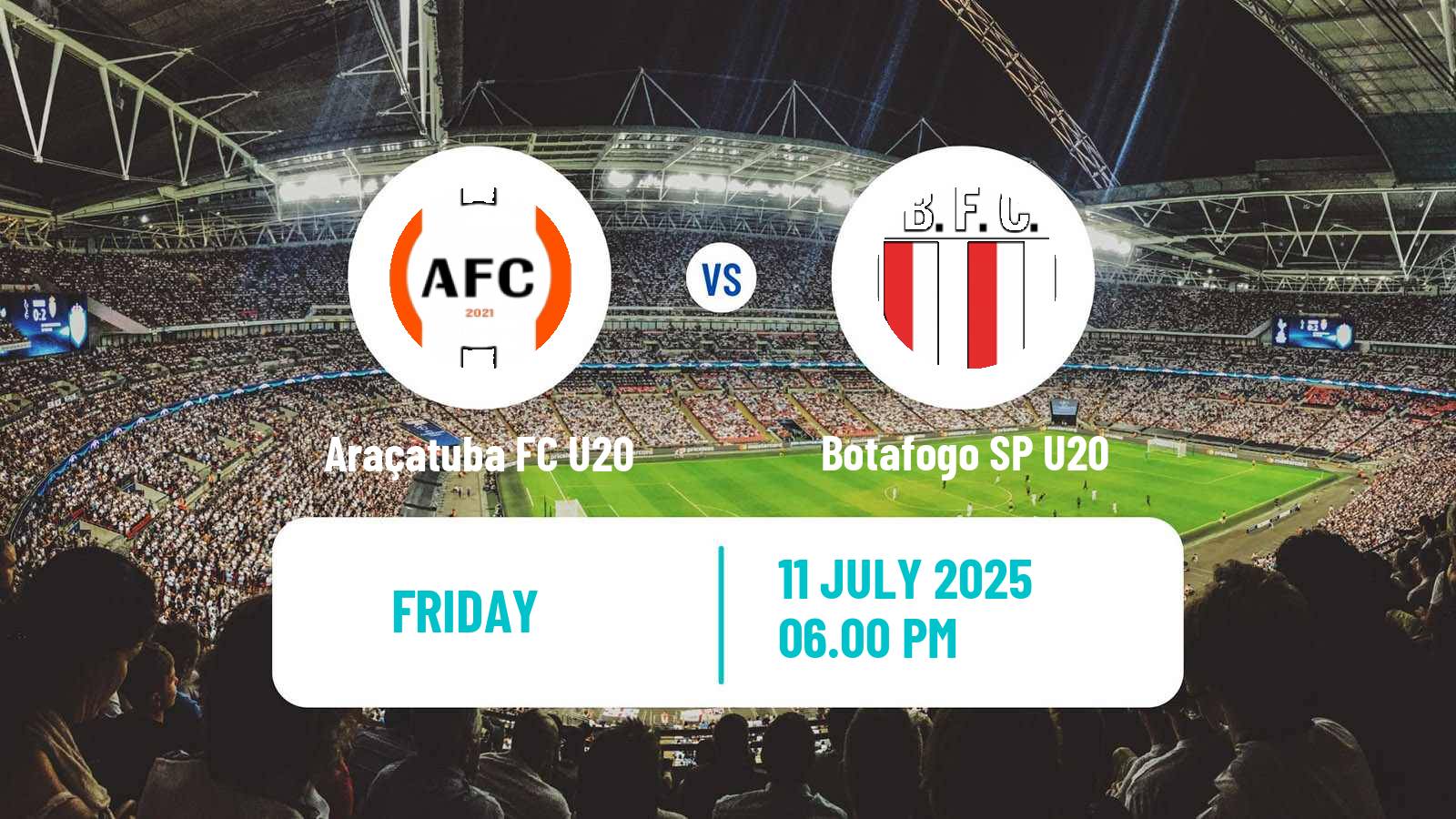 Soccer Brazilian Paulista U20 Araçatuba FC U20 - Botafogo SP U20