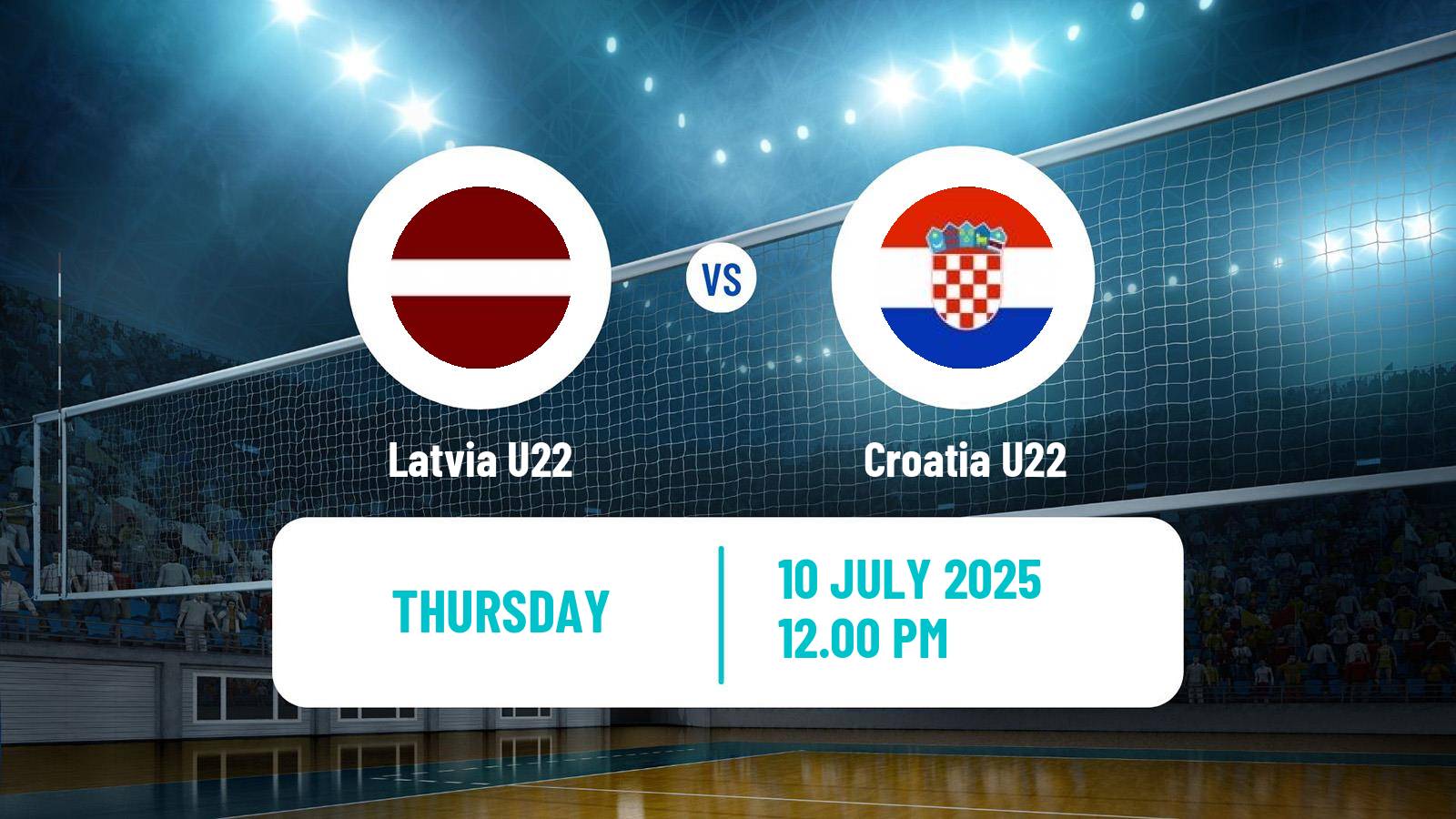 Volleyball European Championship U22 Volleyball Latvia U22 - Croatia U22